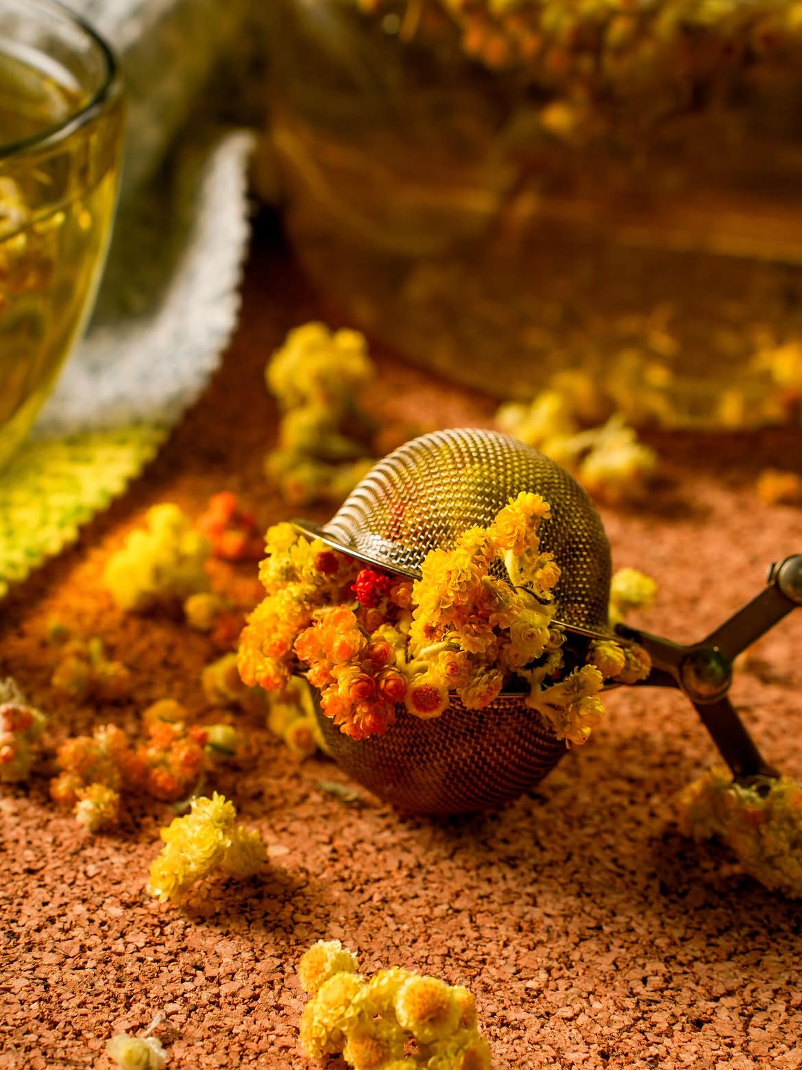 Botanical detail, infusion
